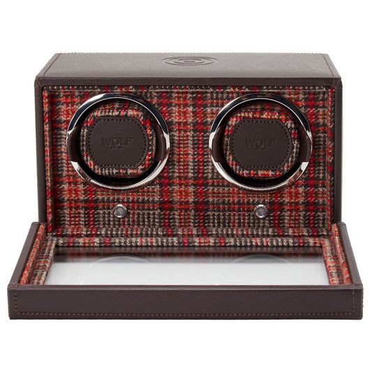WOLF WM Brown Double Watch Winder 800700