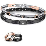 Maserati Ceramic Men's Stainless Steel Bracelet JM223ATZ19