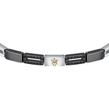 Maserati Ceramic Men's Steel-Ceramic Bracelet JM223ATZ22