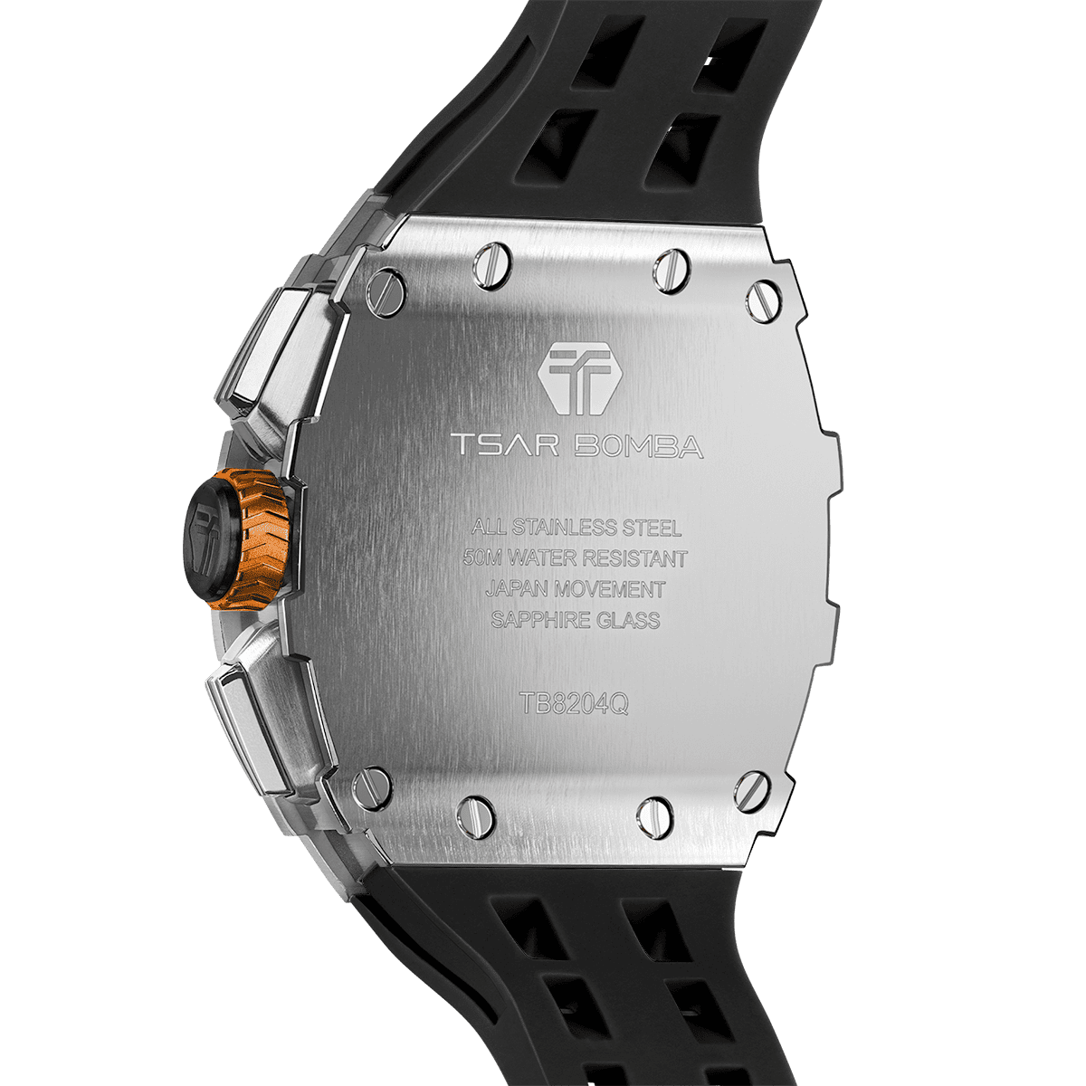 Tsar Bomba Elemental 43mm Black Dial Men's Watch TB8204Q-13