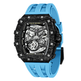 Tsar Bomba Elemental Carbon 43mm Black Skeleton Dial Men's Watch TB8208CF-41