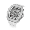 Tsar Bomba Elemental Skeleton 43mm Silver Skeleton Dial Men's Watch TB8208D-11