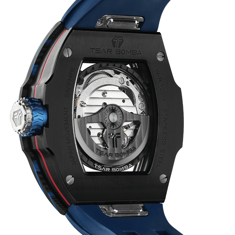 Tsar Bomba Atomic 7-in-1 Set 45mm Skeleton Dial Men's Watch TB8218(1+7)CF
