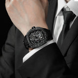 Tsar Bomba Dark Matter 5 43mm Black Skeleton Dial Men's Watch TB8605-04