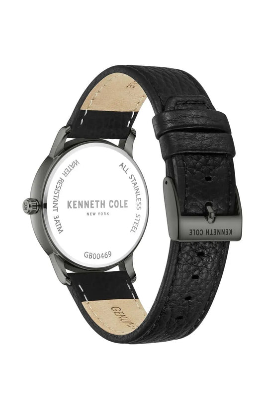 Kenneth Cole New York 42mm Classic Black Strap Men's Watch KCWGB0046902