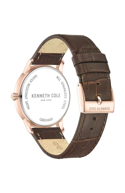 Kenneth Cole New York 42mm Classic Brown Strap Men's Watch KCWGB0046903