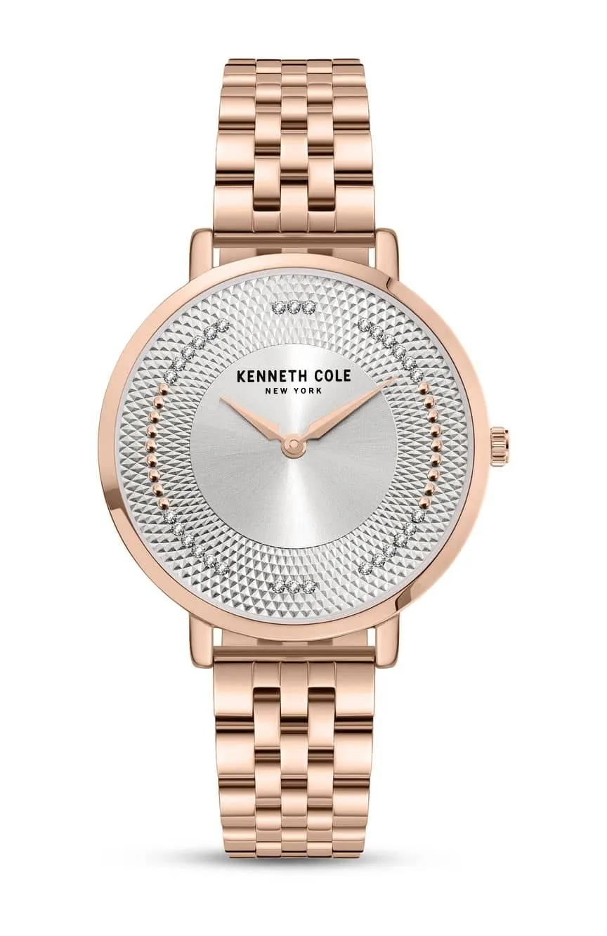 Kenneth Cole New York 34mm Classic Rose Gold Women's Watch KCWLG0048101