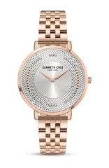 Kenneth Cole New York 34mm Classic Rose Gold Women's Watch KCWLG0048101