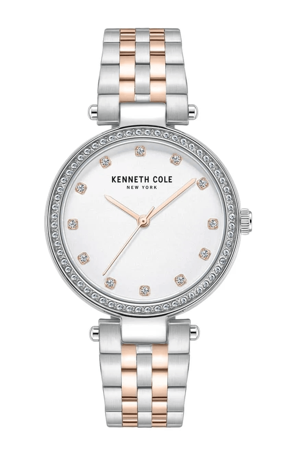 Kenneth Cole New York 34mm Crystal Bezel Women's Watch KCWLG0048501