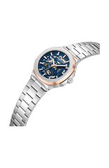 Kenneth Cole New York 45.5mm Automatic Blue Skeleton Men's Watch KCWGY0046201