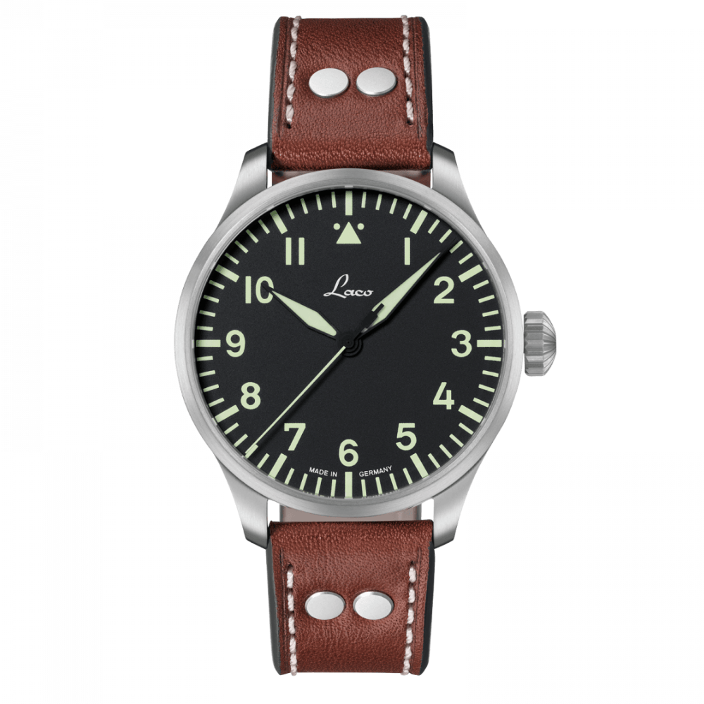 Laco Augsburg 42mm Automatic Black Dial Men's Watch 861688.2