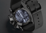 Junghans FORM A Chronoscope English Date 42mm Black Dial Men's Watch 27/4371.03