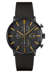 Junghans FORM A Chronoscope English Date 42mm Black Dial Men's Watch 27/4372.03