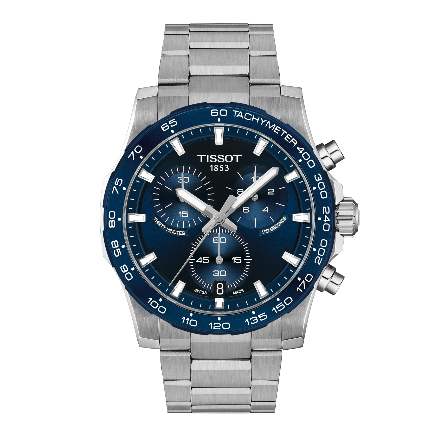 Tissot Supersport Chrono 42mm Blue Dial Men's Watch T1254171104100