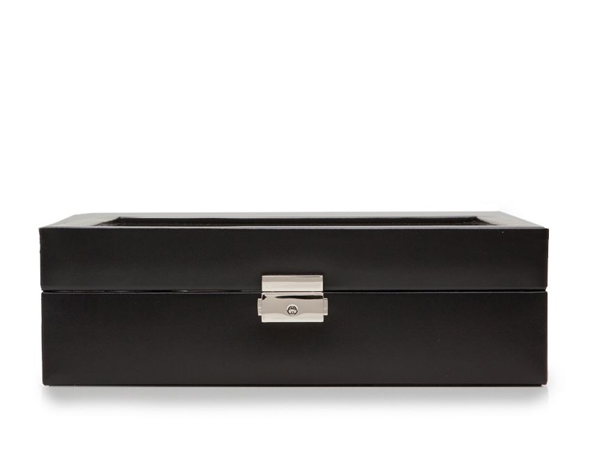 WOLF Black Heritage 5 Piece Watch Box 99506