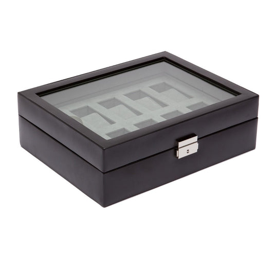 WOLF Heritage 10 Piece Watch Box Black 99507