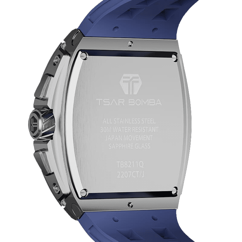 Tsar Bomba Elemental 46mm Blue Dial Men's Watch TB8211Q-03