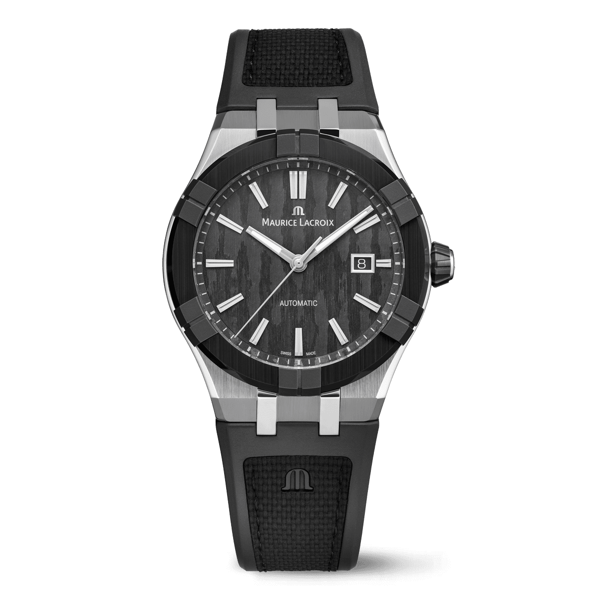 Maurice Lacroix AIKONIC Automatic 43mm Black Dial Men's Watch AC6008-SSL20-330-2