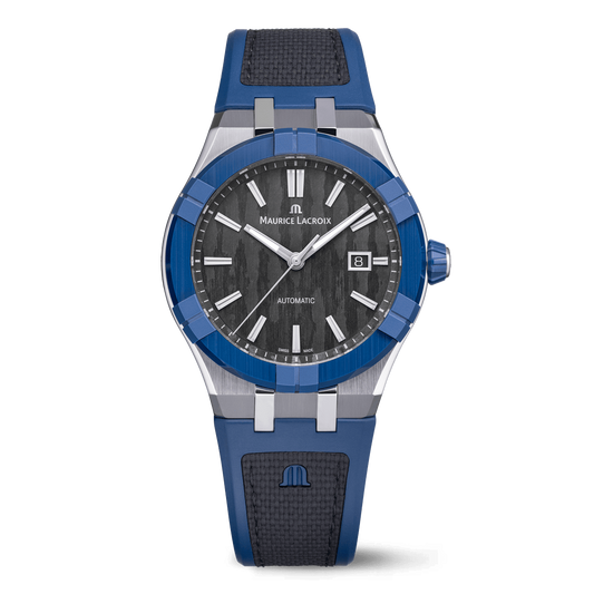 Maurice Lacroix AIKONIC Automatic 43mm Black Dial Men's Watch AC6008-SSL40-330-4