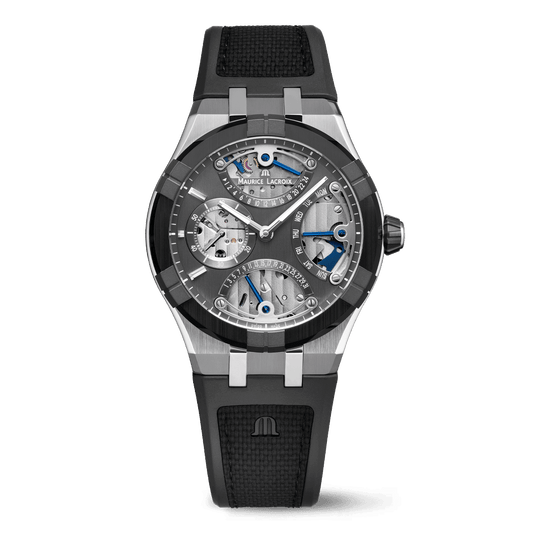 Maurice Lacroix AIKONIC Master Triple Retrograde 43mm Green Dial Men's Watch AC6068-SSL20-230-2