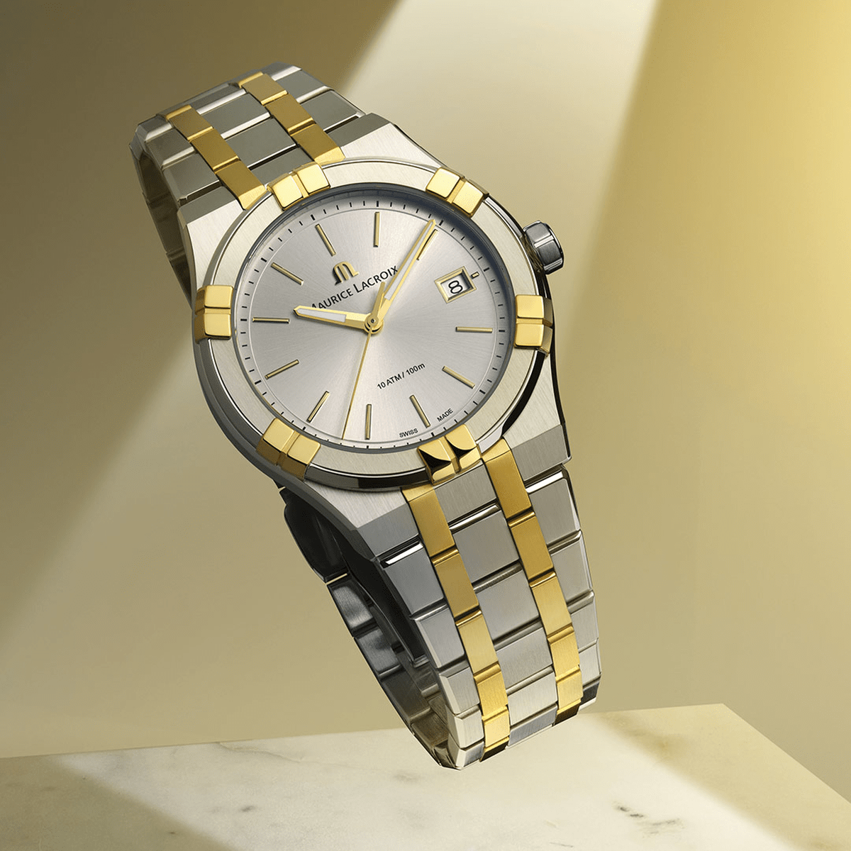 Maurice Lacroix AIKON Quartz 40mm Grey Dial Men's Watch AI1108-PVY13-130-1