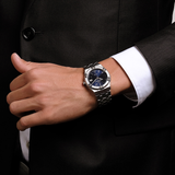 Maurice Lacroix AIKON Quartz Date 40mm Blue Dial Men's Watch AI1108-SS002-430-1