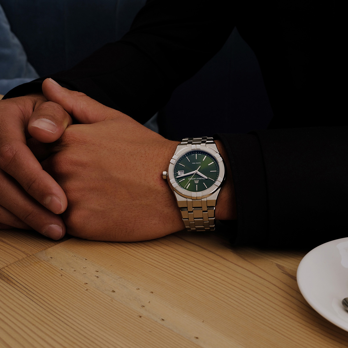 Maurice Lacroix AIKON Quartz Date 40mm Green Dial Men's Watch