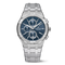 Maurice Lacroix AIKON Quartz Chronograph 42mm Dark Blue Dial Men's Watch AI1118-SS002-430-1