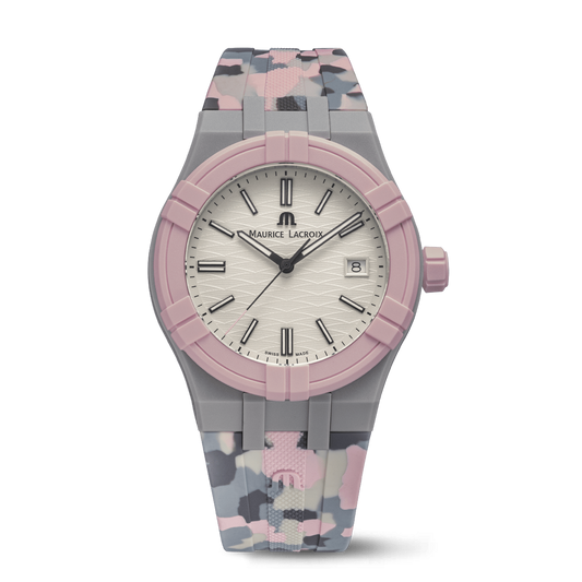 Maurice Lacroix AIKON #tide Pink Camo Unisex Watch AI2008-2992Z-000-0