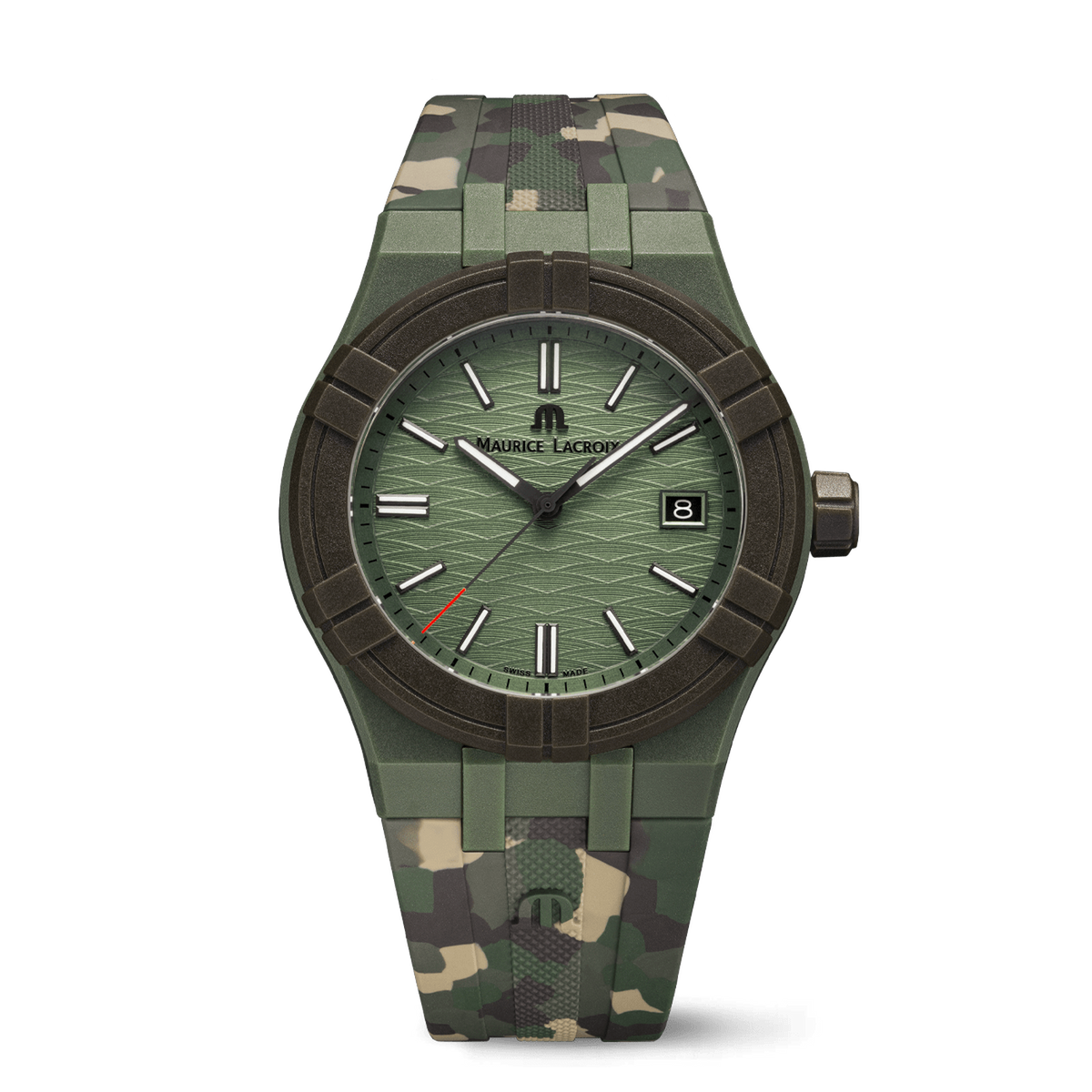 Maurice Lacroix AIKON #tide Green Camo Men's Watch AI2008-D33DZ-000-0