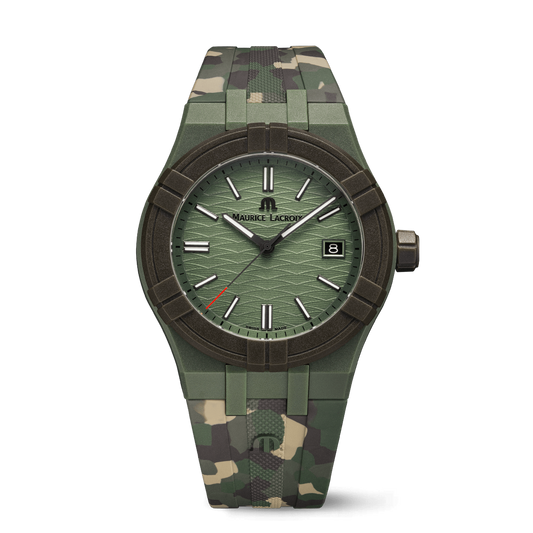 Maurice Lacroix AIKON #tide Green Camo Men's Watch AI2008-D33DZ-000-0