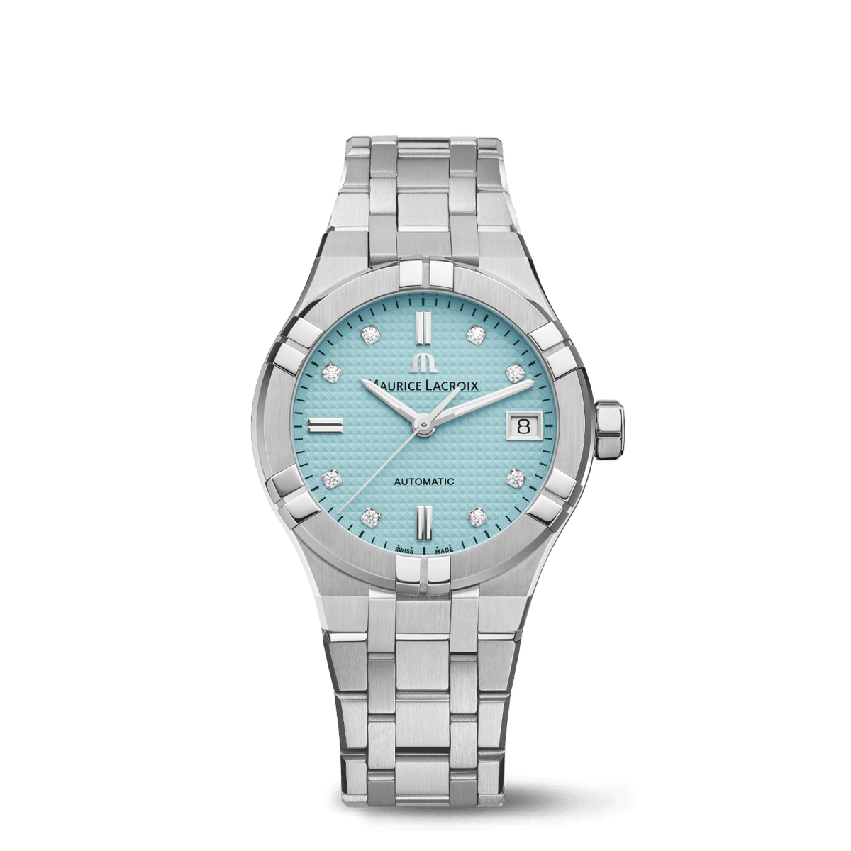 Maurice Lacroix AIKON 35mm Turquoise Limited Summer Edition Women's Watch AI6006-SS00F-451-C