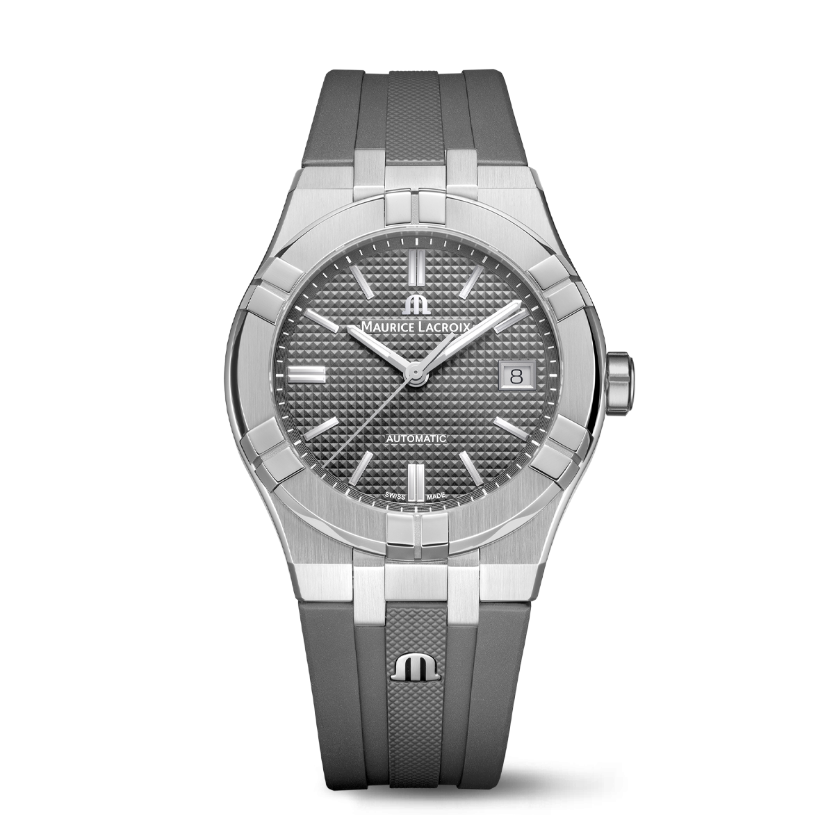 Maurice Lacroix AIKON Automatic Date 39mm Grey Dial Men's Watch AI6007-SS000-230-2