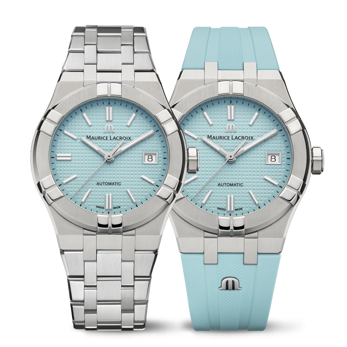 Maurice Lacroix AIKON Automatic Limited Summer Edition 39mm Turquoise Dial Men's Watch AI6007-SS00F-431-C