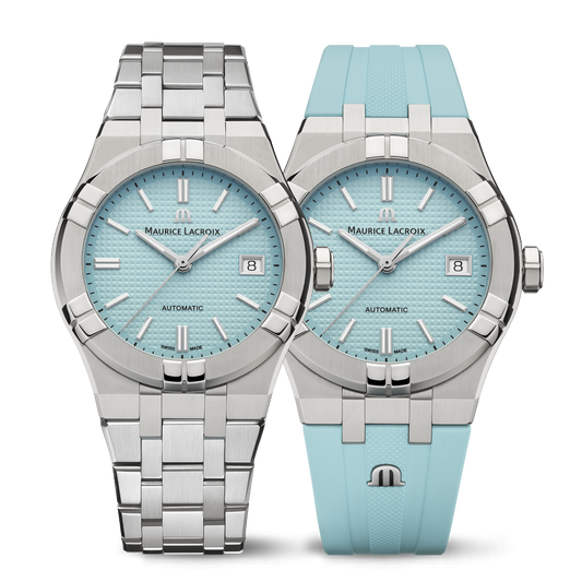 Maurice Lacroix AIKON Automatic Limited Summer Edition 39mm Turquoise Dial Men's Watch AI6007-SS00F-431-C