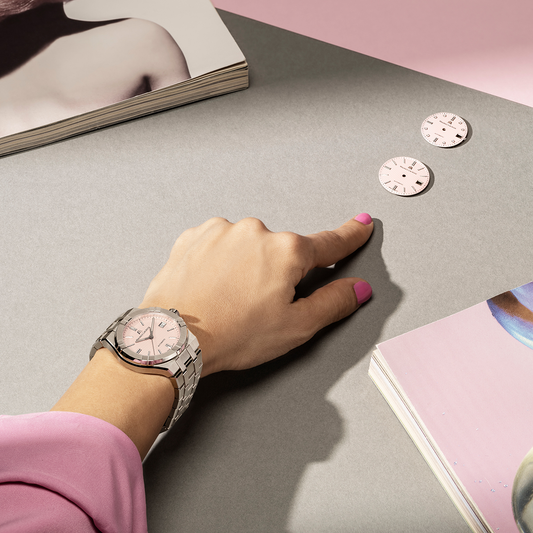 Maurice Lacroix AIKON Automatic Limited Summer Edition 39mm Pink Dial Men's Watch AI6007-SS00F-530-E