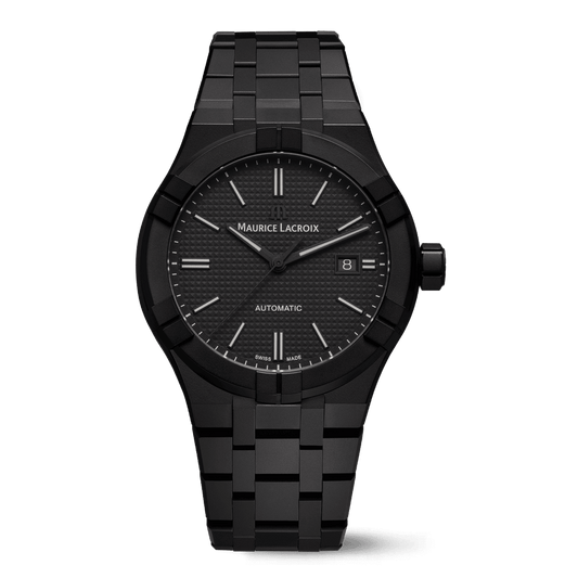 Maurice Lacroix AIKON Automatic Ceramic 42mm Black Men's Watch AI6008-CRM22-330-2