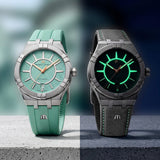 Maurice Lacroix AIKON Liberty 42mm Green Dial Men's Watch AI6008-S1S1B-690-6