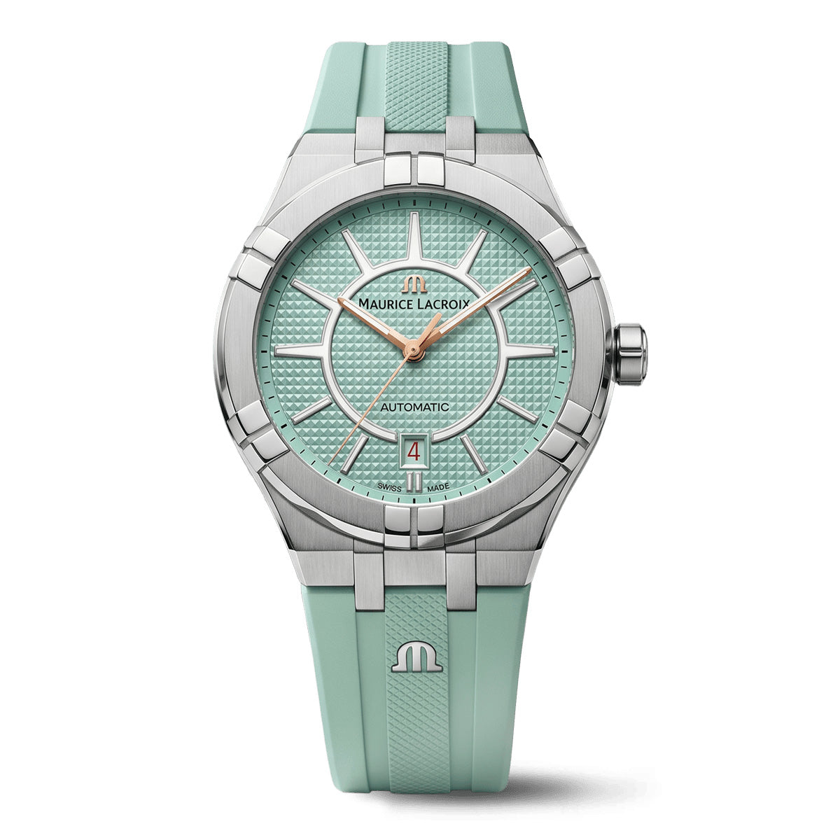 Maurice Lacroix AIKON Liberty 42mm Green Dial Men's Watch AI6008-S1S1B-690-6