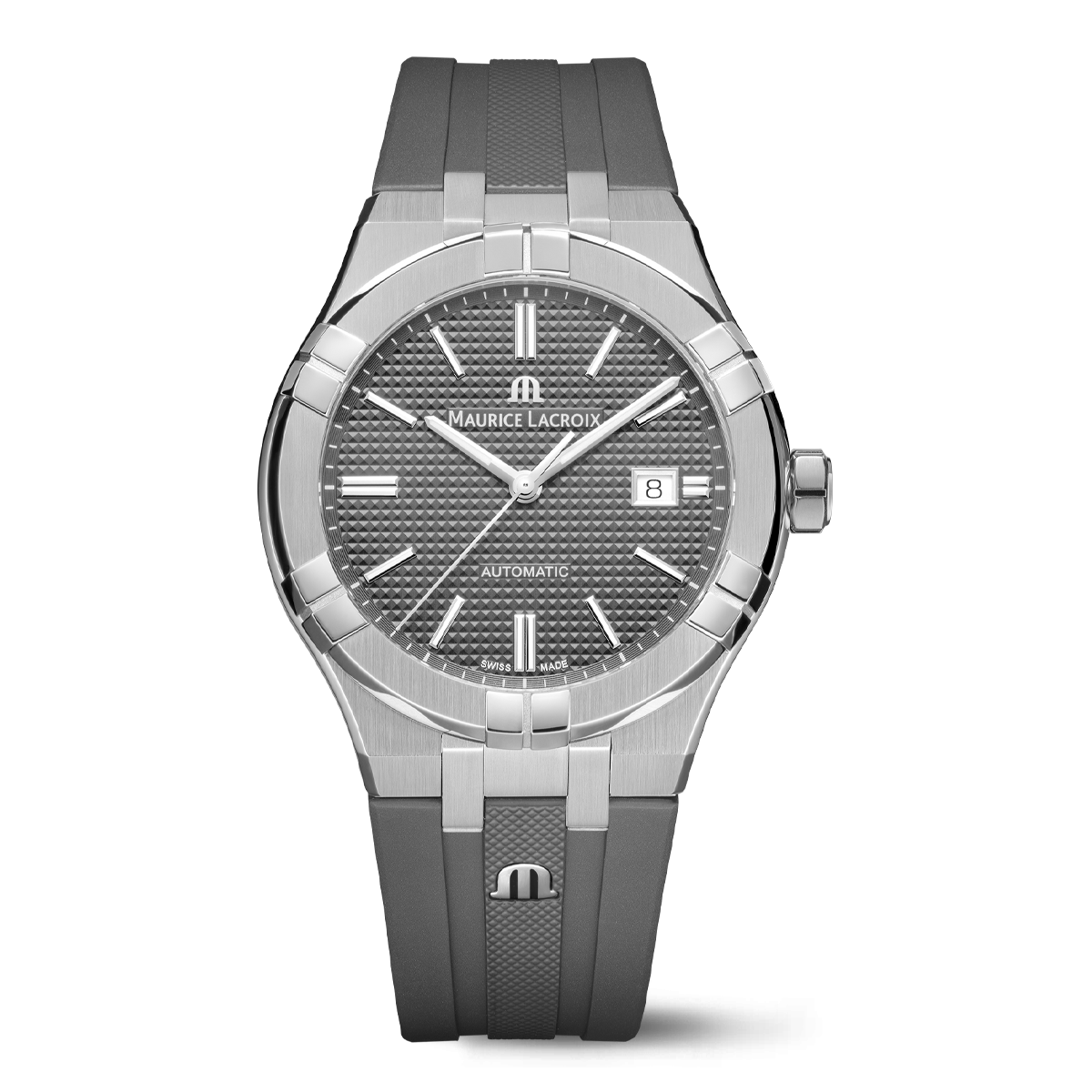 Maurice Lacroix AIKON Automatic Date 42mm Grey Dial Men's Watch AI6008-SS000-230-2
