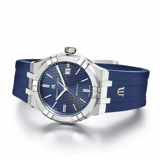 Maurice Lacroix AIKON Automatic 42mm Blue Men's Watch AI6008-SS000-430-4