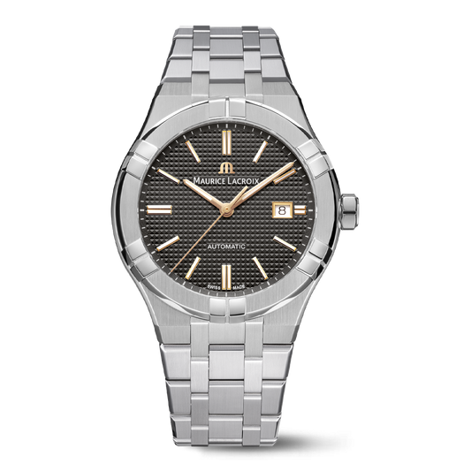 Maurice Lacroix AIKON 42mm Automatic Grey Dial Men's Watch AI6008-SS002-331-1