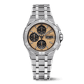 Maurice Lacroix AIKON Automatic Chronograph 42mm Gold Dial Men's Watch AI6218-SS002-530-1