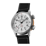 Bremont Altitude MB Meteor Orange Barrel 42mm Brushed Silver Dial Men's Watch ALT42-MT-TI-SIOR-L-S