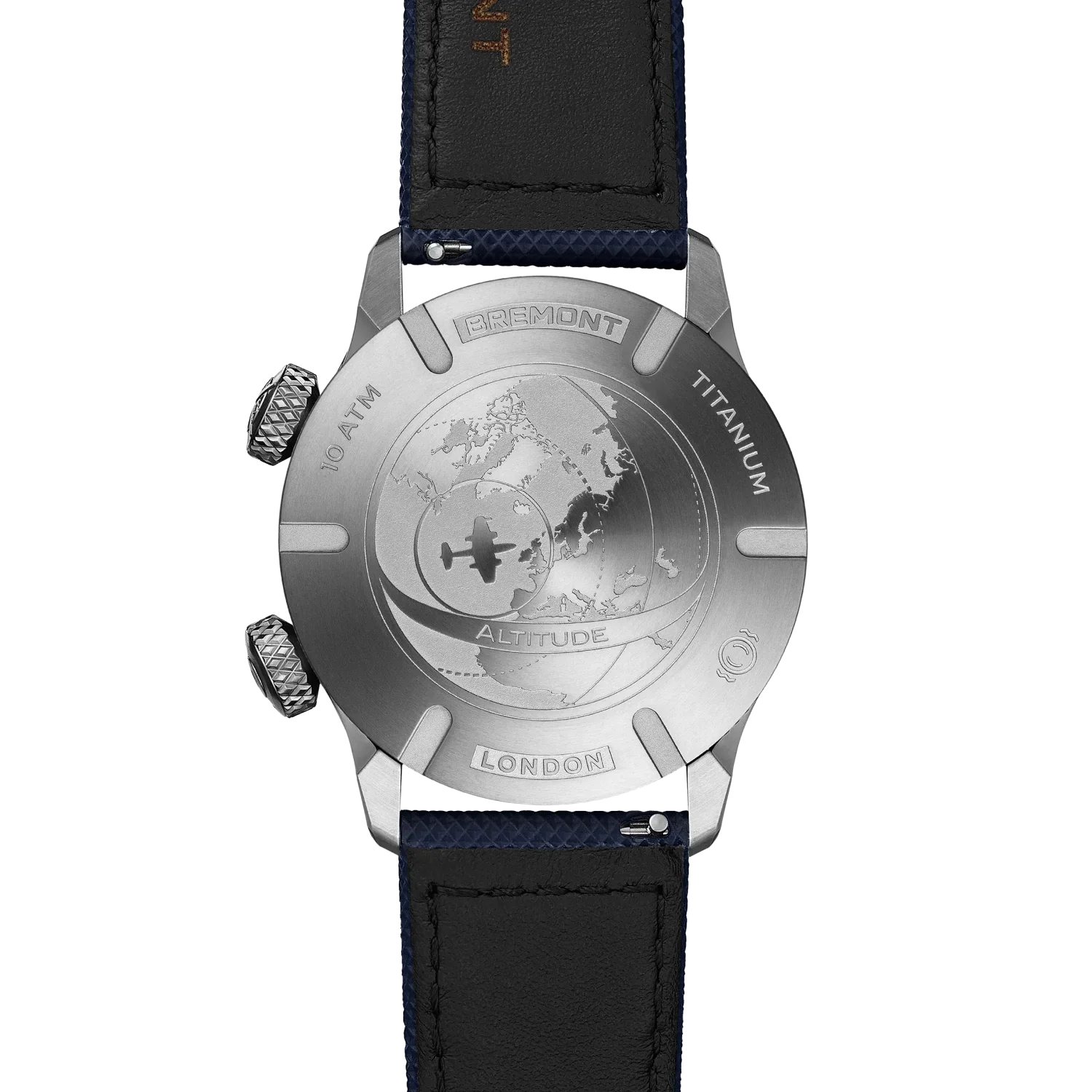 Bremont Altitude MB Meteor Time Zones 42mm Air Force Blue Dial Men's Watch ALT42-MT-Z-TI-BLBL-L-S