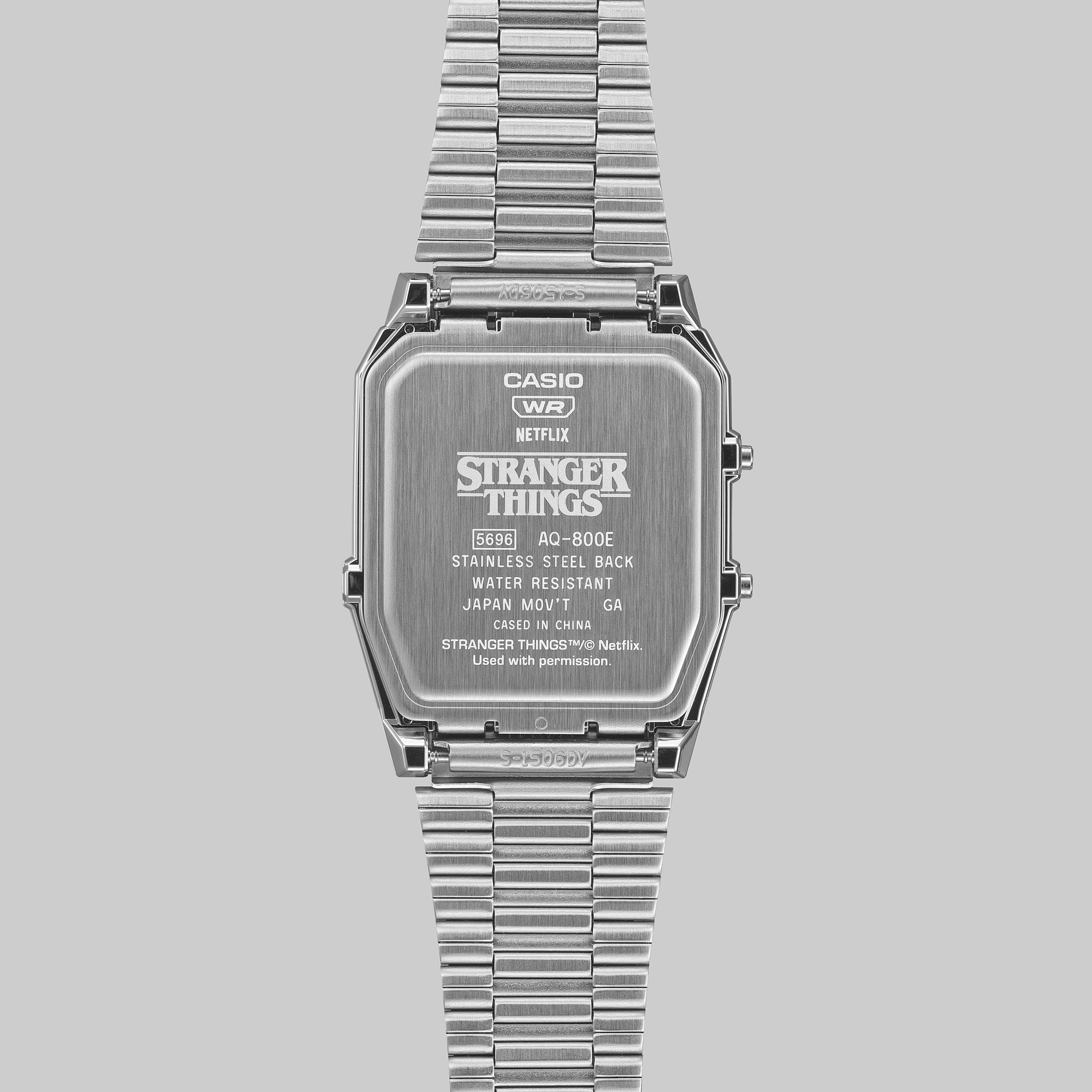 Casio Vintage Stranger Things 32.1mm Black Dial Men's Watch