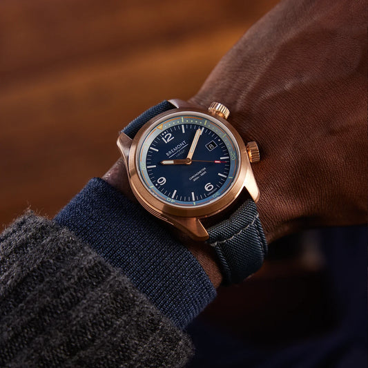 Bremont Argonaut Bronze 42mm Blue Dial Men's Watch ARGONAUT-B