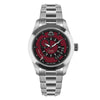SOLAR AQUA Prima Abyss Steel Italian Burgundy 42mm Black-Italian Burgundy Dial Men's Watch SA0010.0028