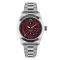 SOLAR AQUA Prima Abyss Steel Italian Burgundy 42mm Black-Italian Burgundy Dial Men's Watch SA0010.0028