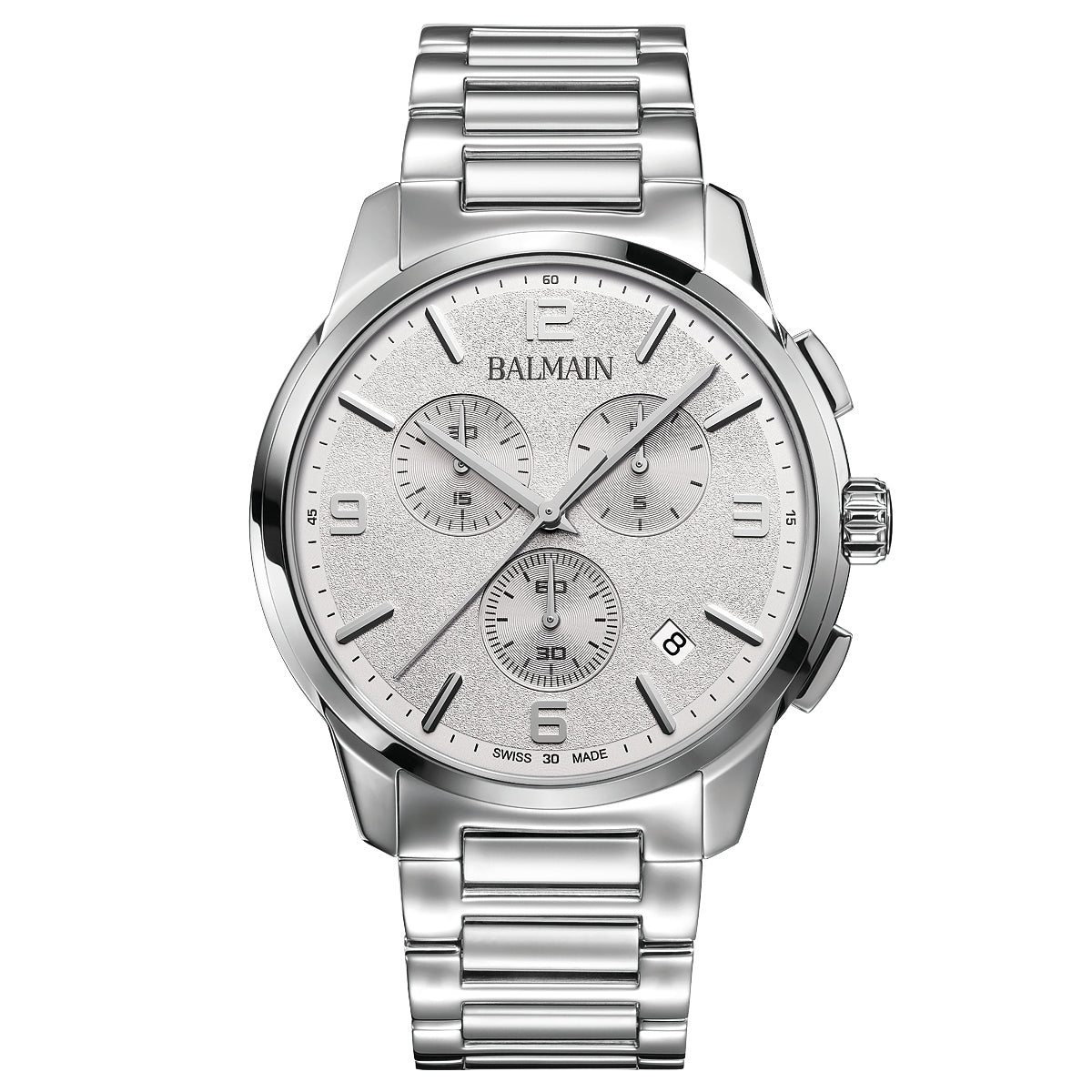 Balmain Madrigal 42mm Chronograph Silver Dial Men's Watch B74813324